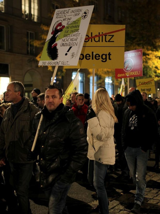 Almanya'da yabancı ve İslam karşıtı gösteri - Resim: 4
