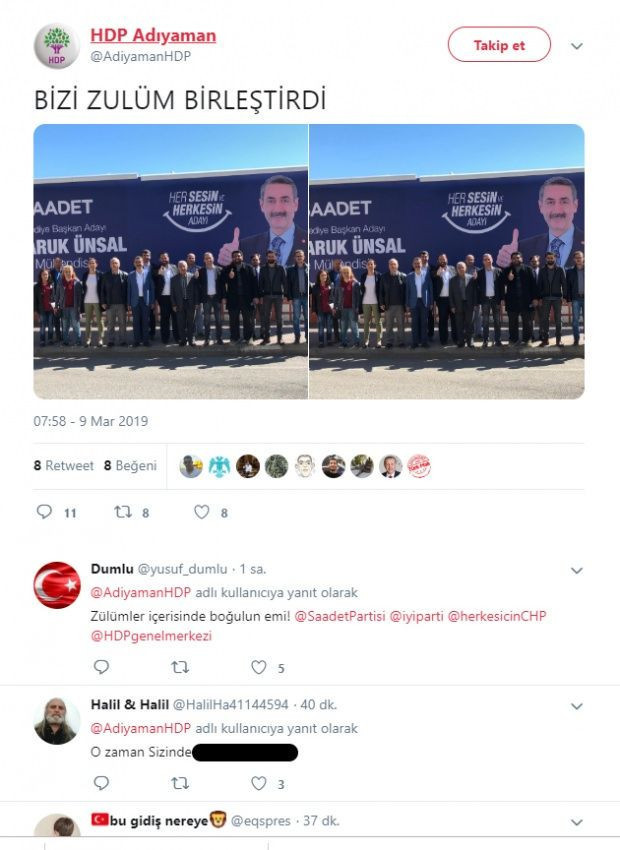 HDP'den sosyal medyada Saadet'i zor durumda bırakacak paylaşım! - Resim: 0