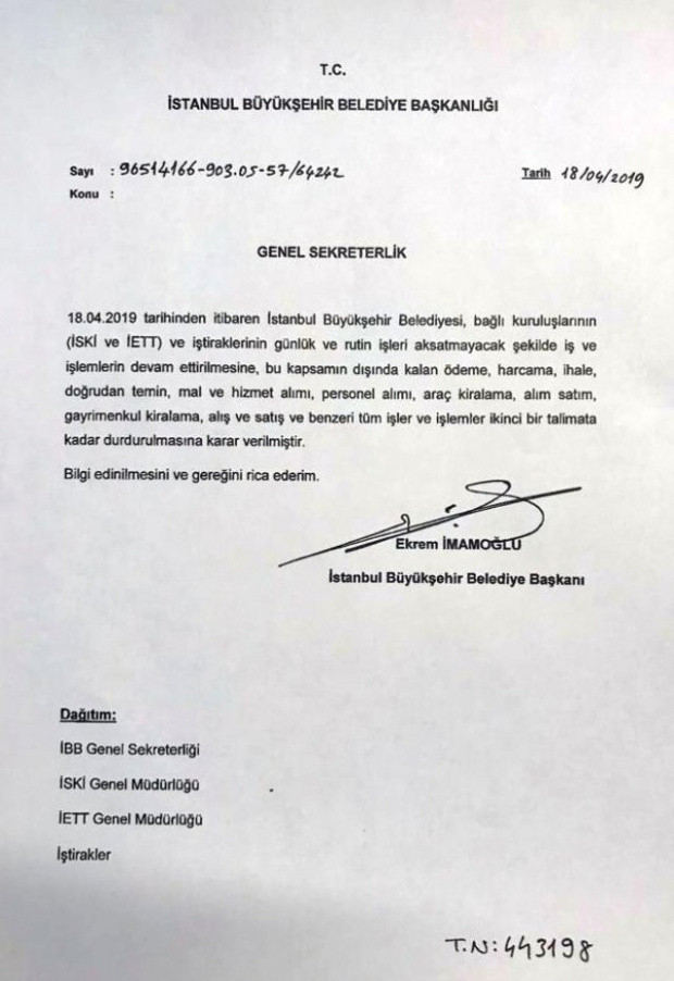 İmamoğlu'nun ilk talimatına tepki geldi: Hapis cezasını gerektiren bir suç - Resim: 0