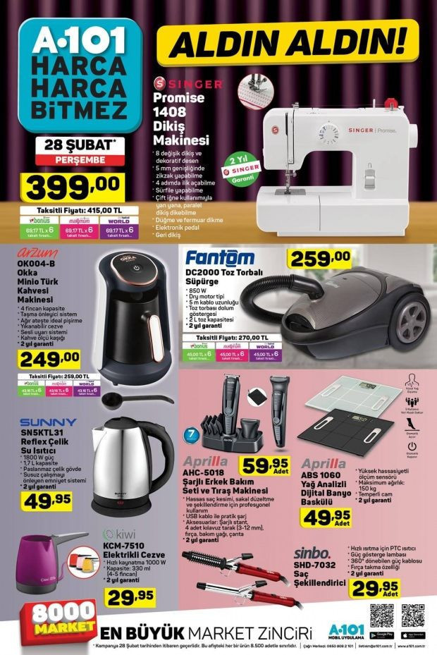 A101 23 Şubat 1 Mart aktüel ve indirimli ürünler kataloğu! Ay sonu büyük indirim fırsatı - Resim: 4