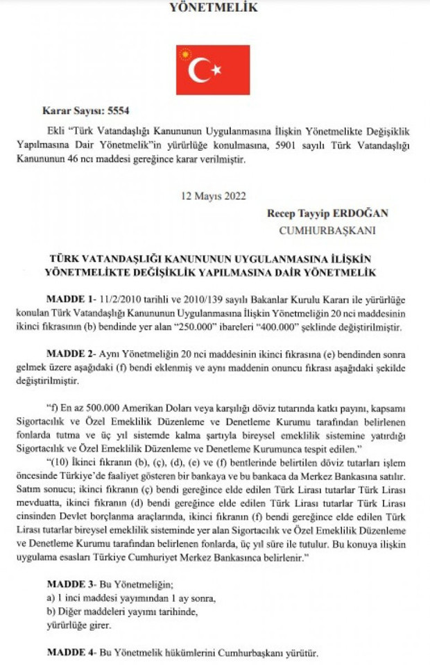 Konut satın alarak Türk vatandaşı olmanın sınırı yükseltildi - Resim: 0