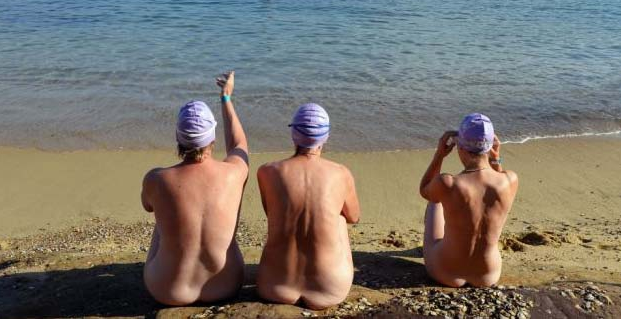 Okyanusta çırılçıplak yüzdüler - Resim: 4