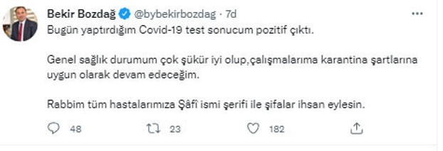 Bakan Bekir Bozdağ koronavirüse yakalandı - Resim: 0