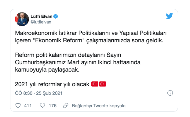 Hazine Bakanı Lütfi Elvan açıkladı: 'Ekonomik Reform' çalışmalarımızda sona geldik - Resim: 0