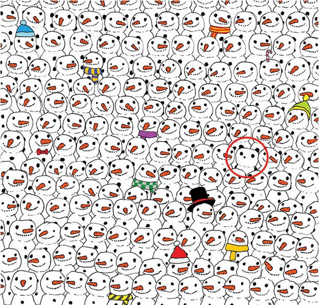 Bir bakışta gizlenmiş pandayı görebildiniz mi? - Resim: 2