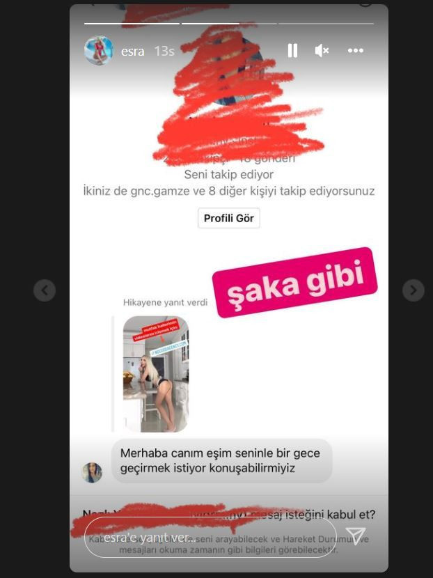 Ciciş Esra Ersoy ahlaksız teklif mesajını ifşa etti: Kocam seninle birlikte olmak istiyor - Resim: 4