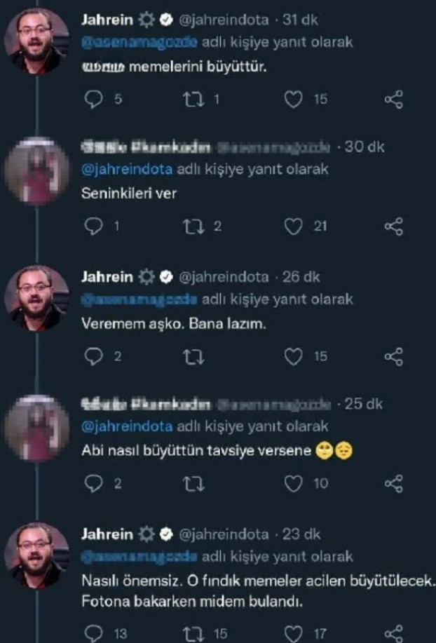 Jahrein'in iğrenç mesajları yeniden gündemde! Meral Akşener, Narin, Leyla bebek... - Resim: 1