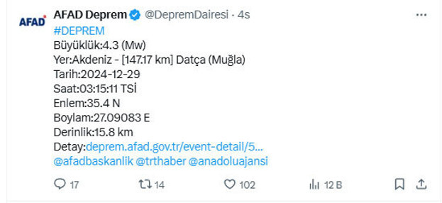 Panik yaratan deprem! AFAD'dan açıklama geldi - Resim: 0