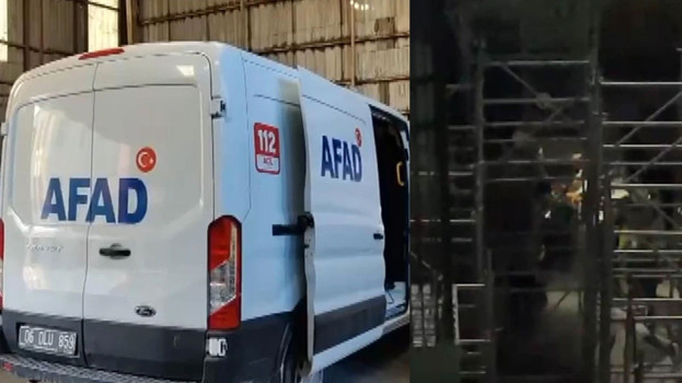 İstanbul'da metro inşaatında iskele çöktü: 2 yaralı, 1 işçi hayatını kaybetti - Resim: 0