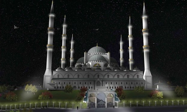 Çamlıca'ya yapılacak cami böyle olacak! - Resim: 1