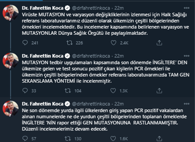 Türkiye'de mutasyon virüs var mı? Sağlık Bakanı Fahrettin Koca'dan flaş açıklama - Resim: 0