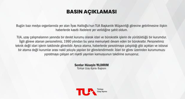 Türkiye Uzay Ajansı'na Sebze Üretim mezunu atanınca tepki yağmıştı açıklama geldi - Resim: 1