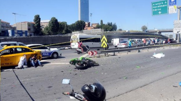 TEM'de korkunç kaza olay yerine gelen kahroldu - Resim: 3