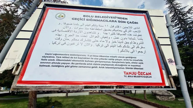 Bolu Belediye Başkanı Tanju Özcan'dan sığınmacılar için Türkçe ve Arapça yazılı ilan! - Resim: 0