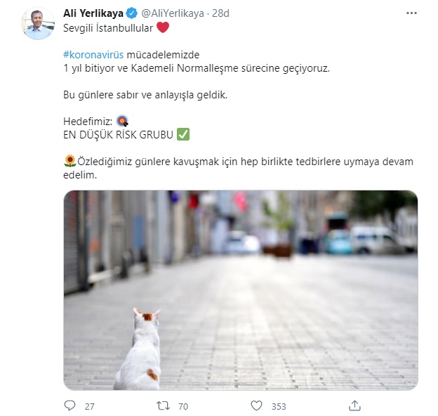 İstanbul Valisi Ali Yerlikaya açıkladı: Kademeli normalleşme sürecine geçiyoruz - Resim: 0