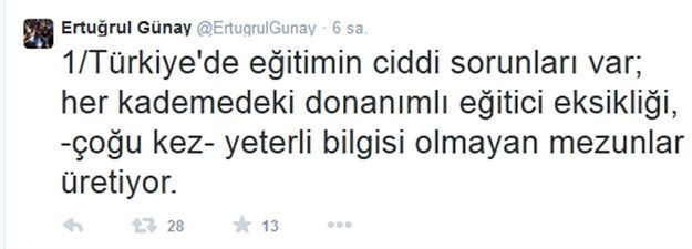 Ertuğrul Günay'dan Osmanlıca ve din eğitimi çıkışı - Resim: 3