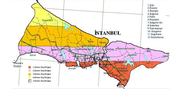 İstanbul'da zemini sağlam olan ilçeler hangisi? - Resim: 0