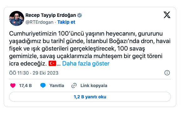 Cumhurbaşkanı Erdoğan vatandaşları Boğaz'a davet etti - Resim: 0