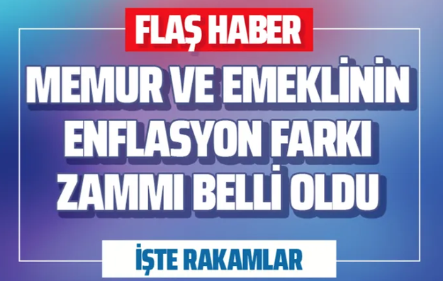 memur emekli enflasyon farkı zammı