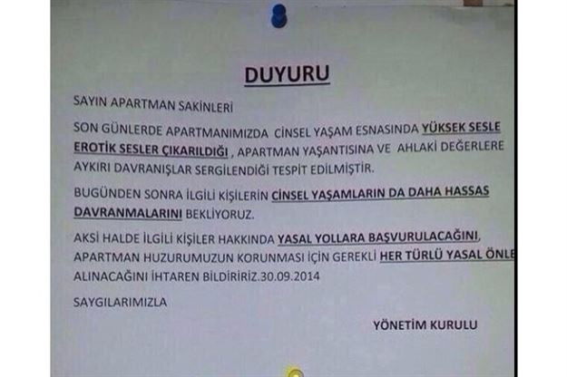 Apartman yöneticilerinden ilginç uyarılar - Resim: 1