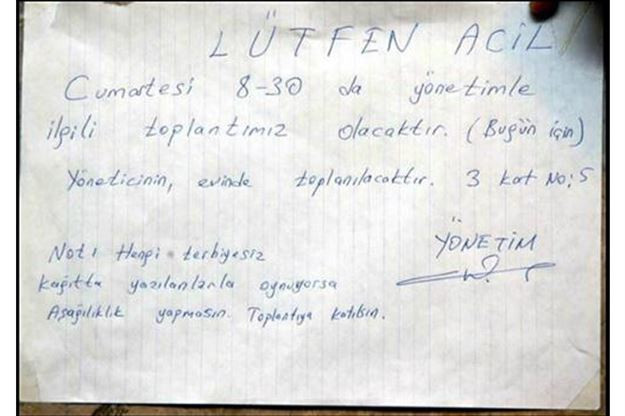Apartman yöneticilerinden ilginç uyarılar - Resim: 4
