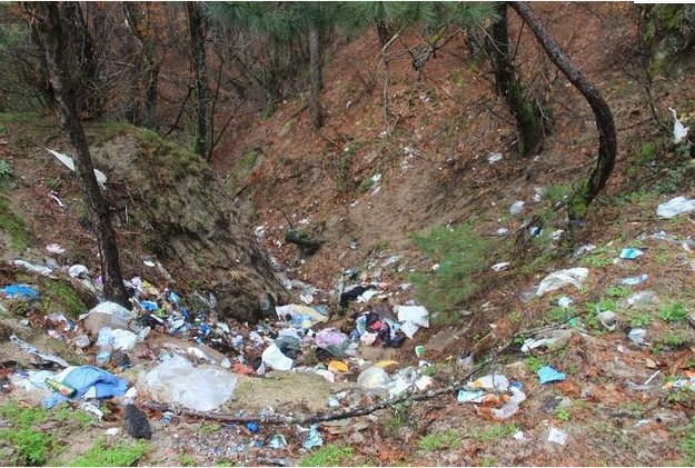Hava ısındı Kaz  Dağları çöplüğe döndü - Resim: 1
