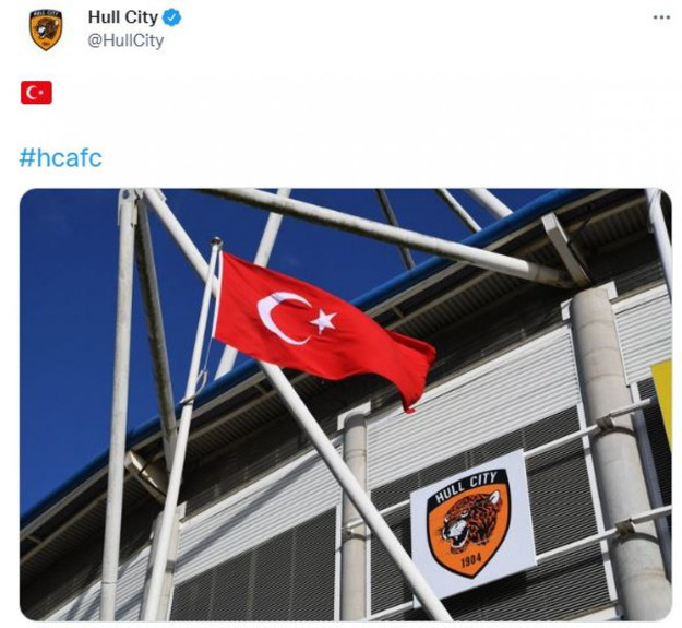 Hull City stadına Türk bayrağı asıldı - Resim: 0