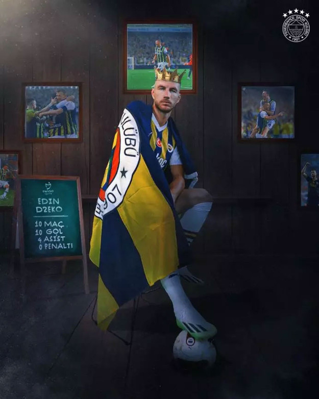 Fenerbahçe'nin Dzeko paylaşımında Icardi'ye flaş gönderme - Resim: 0