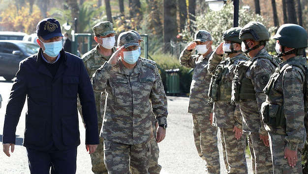 Bakan Hulusi Akar ile TSK komuta kademesi Bakü'de! "Faaliyetlerimiz yoğunlaşacak" - Resim: 0