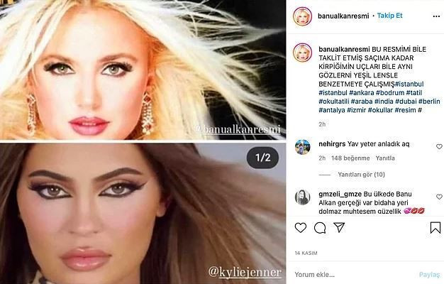 Banu Alkan'ın Kylie Jenner iddiası alay konusu oldu! 'Yeter artık, kapa çeneni' sözleri Twitter'ın diline düştü - Resim: 3