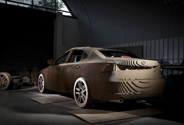 Yaratıcı bir çalışma: Origami otomobil - Resim: 3