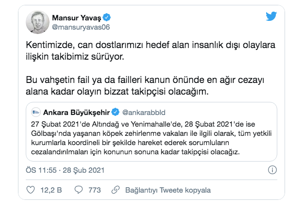 Mansur Yavaş'tan 'köpek katliamı' açıklaması: Bizzat takipçisi olacağım - Resim: 0