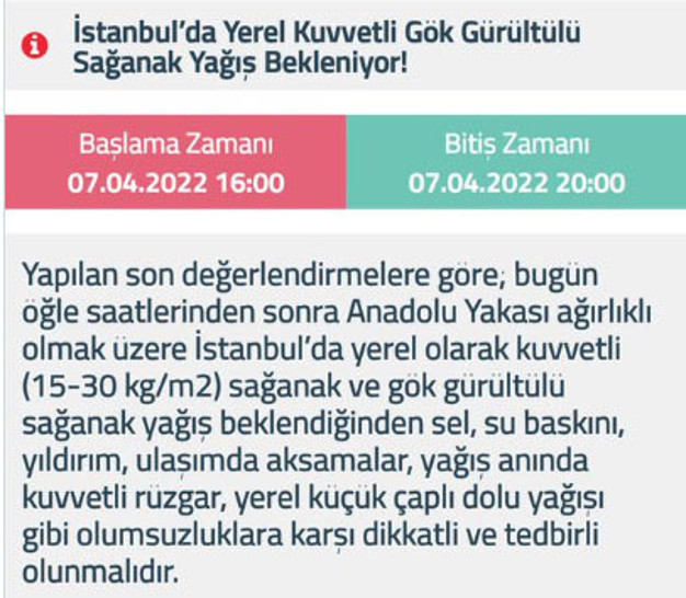 Meteoroloji İstanbul için saat verdi! Çok fena geliyor hazırlıklı olun! - Resim: 0