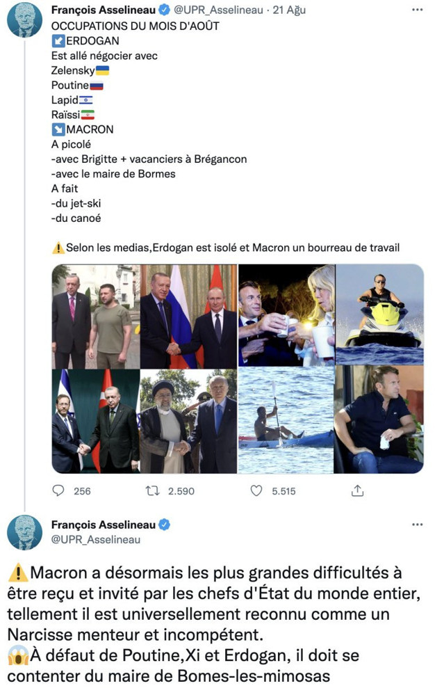 Fransız siyasetçi Cumhurbaşkanı Erdoğan ile Macron'un performansını kıyasladı - Resim: 0