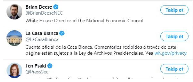 Joe Biden, başkanlık hesabından Chrissy Teigen'i takip etmeye başladı - Resim: 1