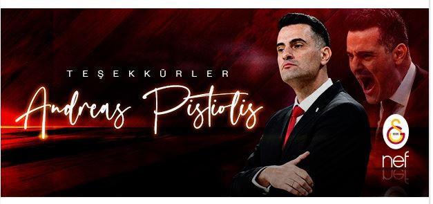 Galatasaray Nef resmen duyurdu; Pistiolis ile yollar ayrıldı - Resim: 0