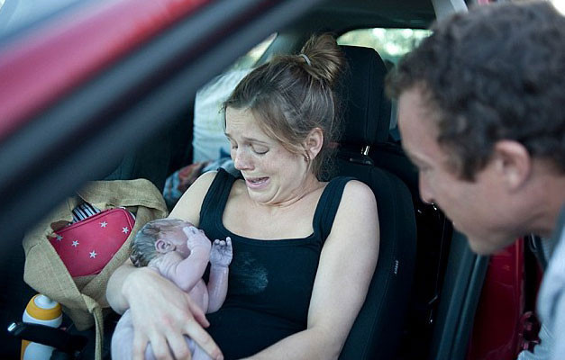 Sürücü koltuğunda böyle doğum yaptı! - Resim: 3