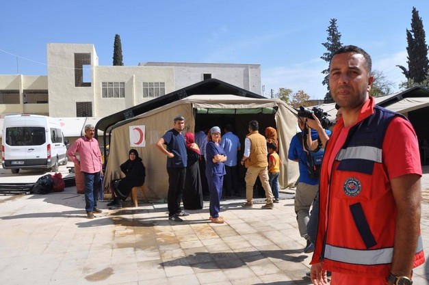 Cerablus'ta dikkat çeken polis kepleri - Resim: 4