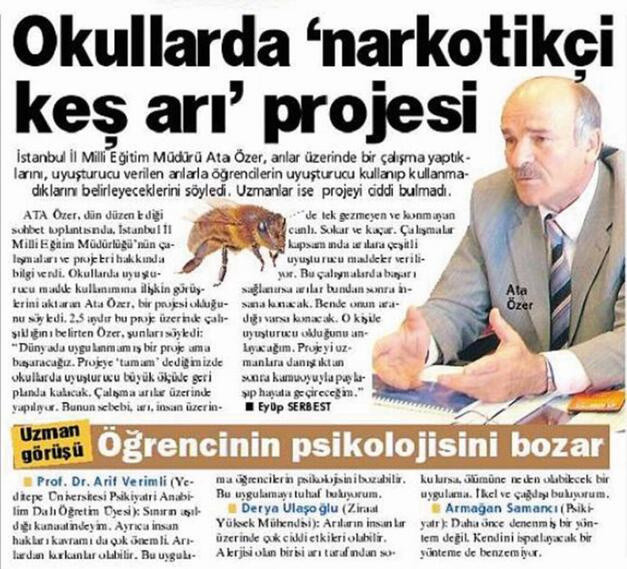 ‘Narkotik arı’ gerçek oldu! Ata Özer: Dalga geçenlerden özür bekliyorum - Resim: 0