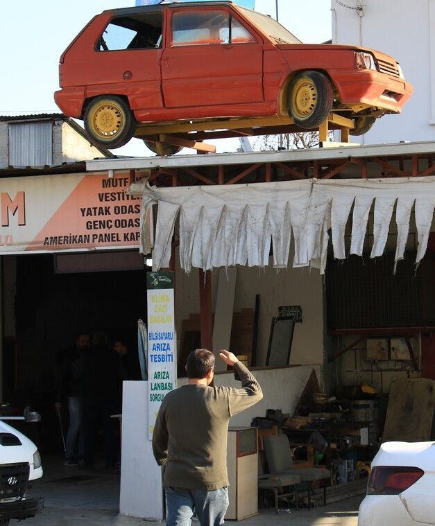 Mersin'de bu çatıyı gören şaştı kaldı! Herkes fotoğrafını çekti: Hemen buluyorlar - Resim: 2