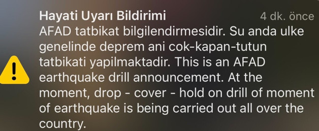 Ülke genelinde 'çök-kapan-tutun' tatbikatı gerçekleşti - Resim: 0
