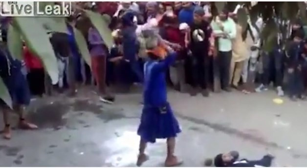 Sokak gösterisinde feci son! - Resim: 1