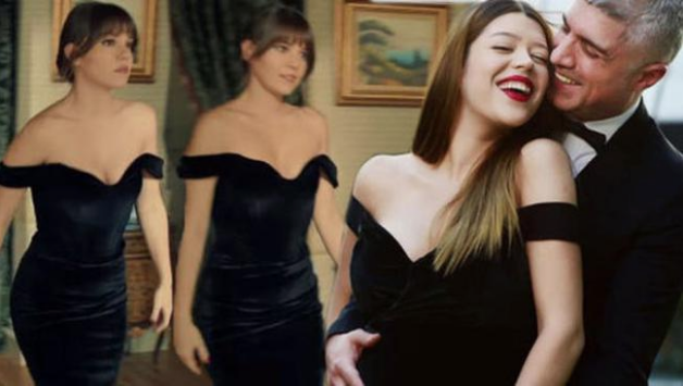 Özcan Deniz ile Feyza Aktan'ın düğününde elbise detayı - Resim: 4