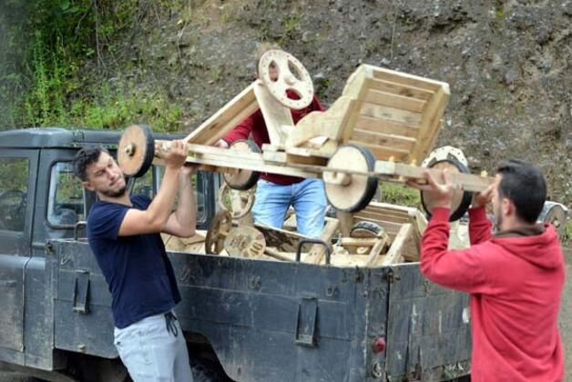 '11'inci Formulaz' tahta araba yarışları nefes kesti - Resim: 4