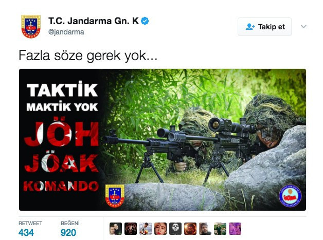 Jandarma taktik maktik yok dedi Twitter bu mesajla yıkılıyor - Resim: 2