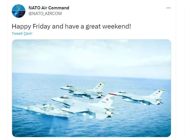 Türk F-16'ları paylaşımı! Sosyal medyada gündem oldu - Resim: 0