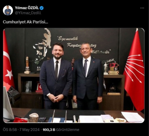 İktidara yakın ismin Özgür Özel ziyaretine, Yılmaz Özdil'den tepki - Resim: 0