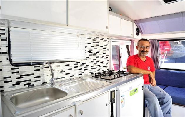 Kendi karavanını kendisi yaptı - Resim: 3