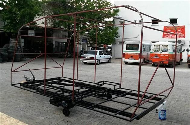 Kendi karavanını kendisi yaptı - Resim: 1