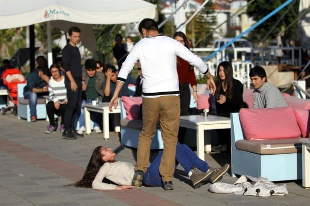 Fethiye'de 'aile içi şiddet' tatbikatı - Resim: 4
